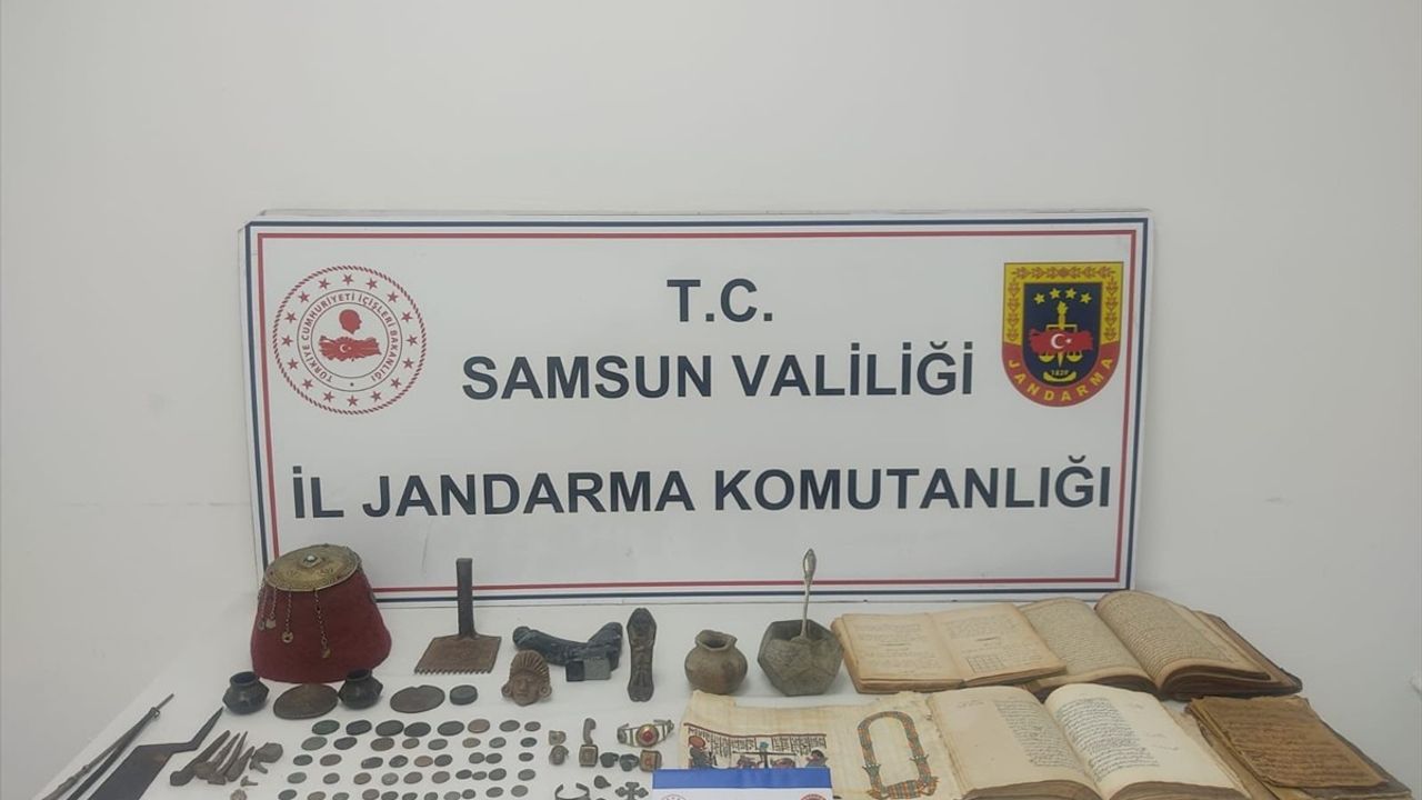 Samsun'da Tarihi Eser Kaçakçılığına Operasyon