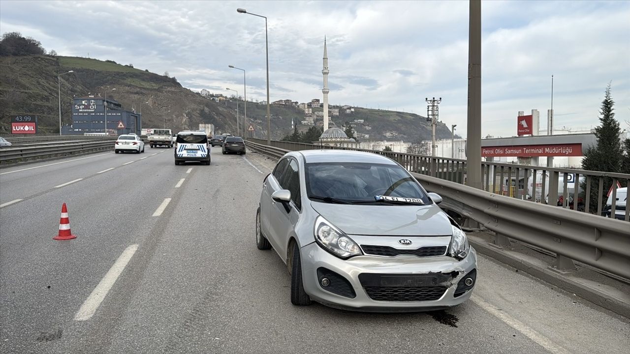 Samsun'da Zincirleme Trafik Kazası: 3 Yaralı