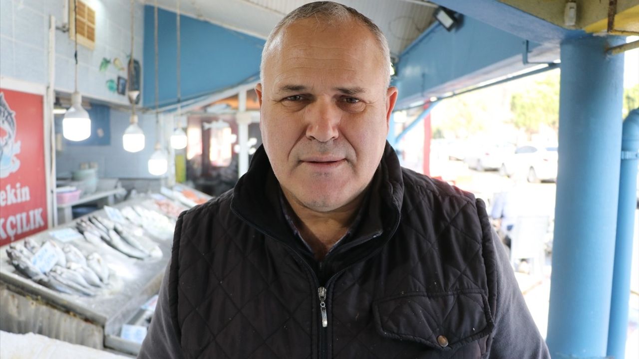 Tekirdağ'da Balık Tezgahlarında Hamsi ve Çinekop Hareketliliği