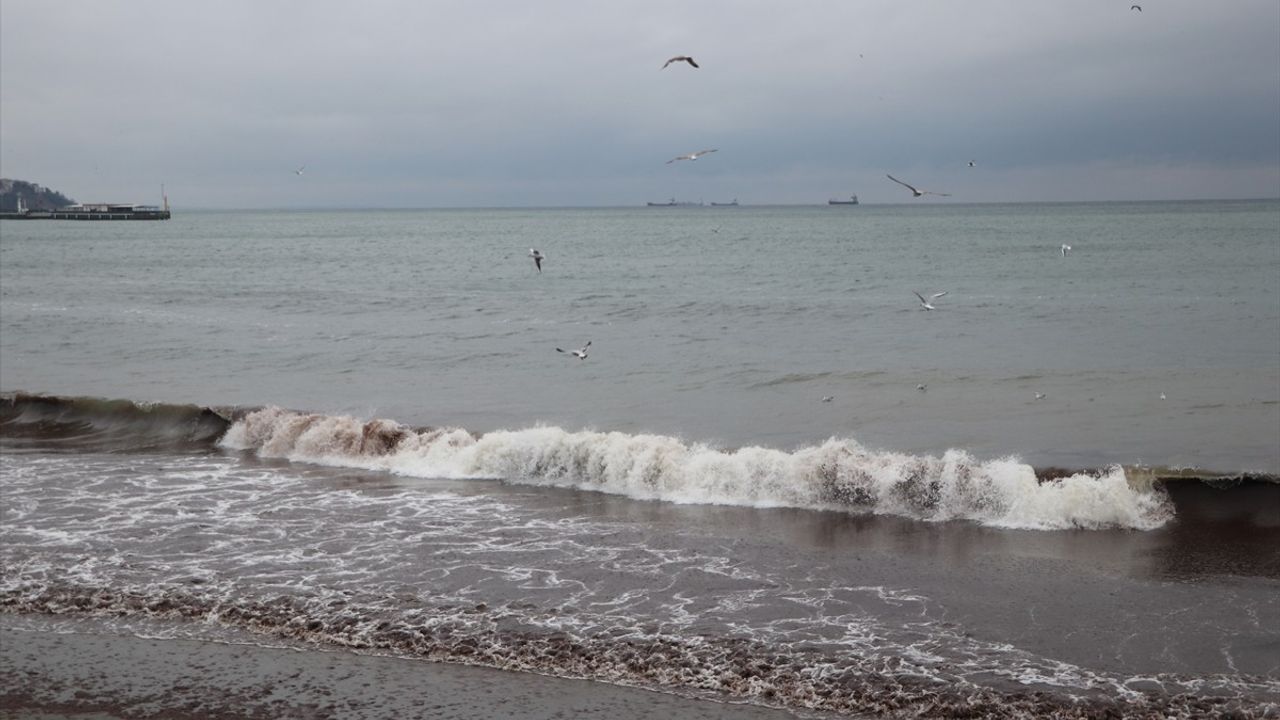 Tekirdağ'da Poyraz Denizde Ulaşımı Olumsuz Etkiliyor
