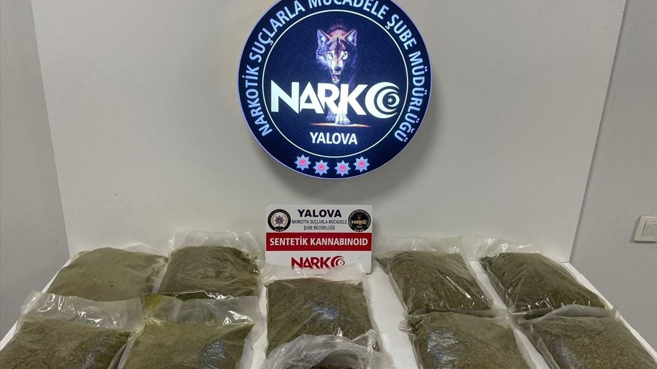 Yalova'da Yüksek Miktarda Sentetik Uyuşturucu Ele Geçirildi