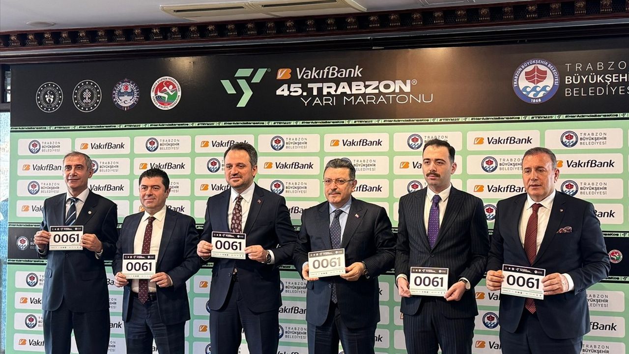 45. Uluslararası Trabzon Yarı Maratonu 23 Şubat'ta Koşulacak