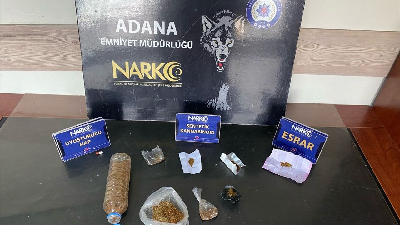 Adana'da Uyuşturucu Operasyonu: 4 Zanlı Tutuklandı