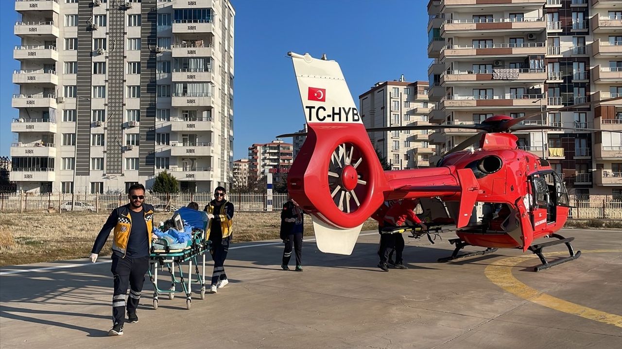 Ambulans Helikopter ile Kalp Krizi Hastasına Hızlı Müdahale