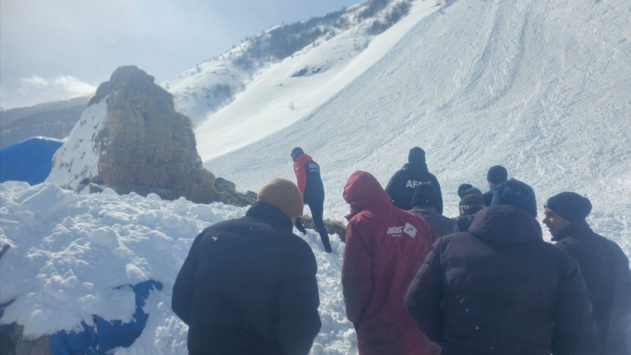 Ardahan'ın Derindere Köyü'nde Çığ Alarmı