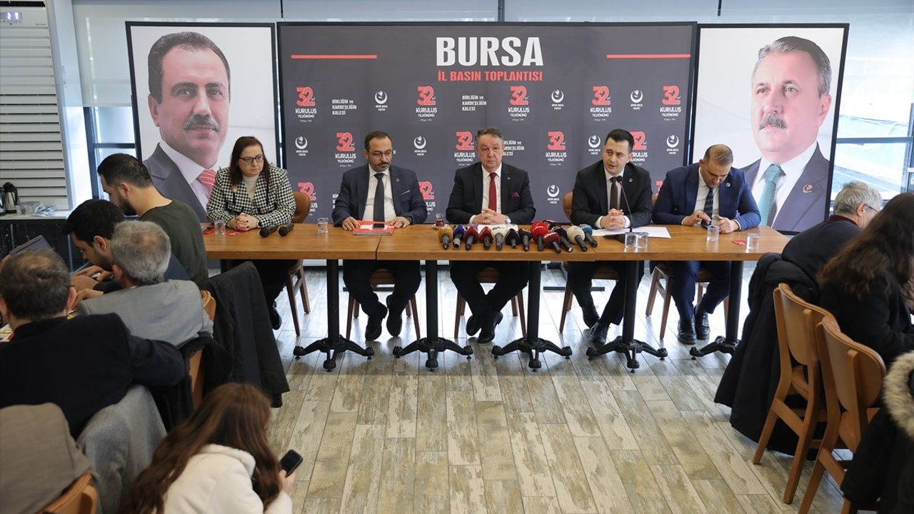 BBP Genel Başkan Yardımcısı Alfatlı Bursa'da Önemli Açıklamalarda Bulundu