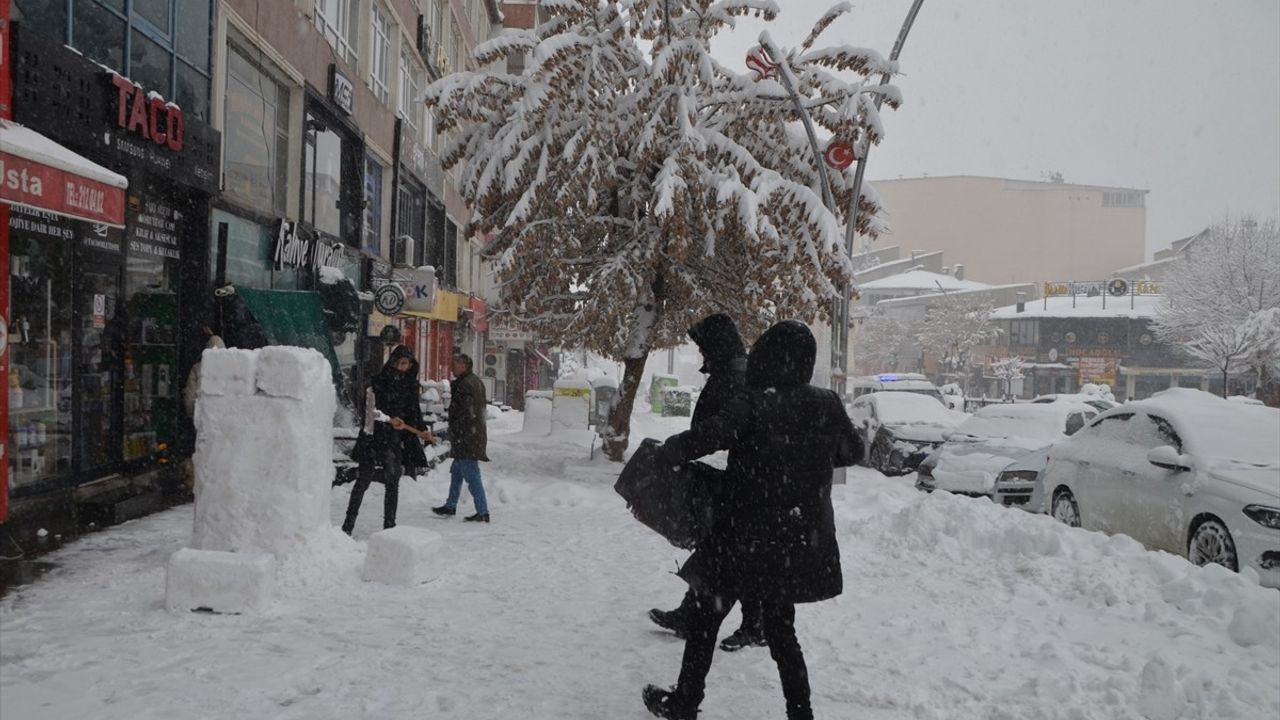 Bitlis'te Kar Yağışı Hayatı Etkiliyor