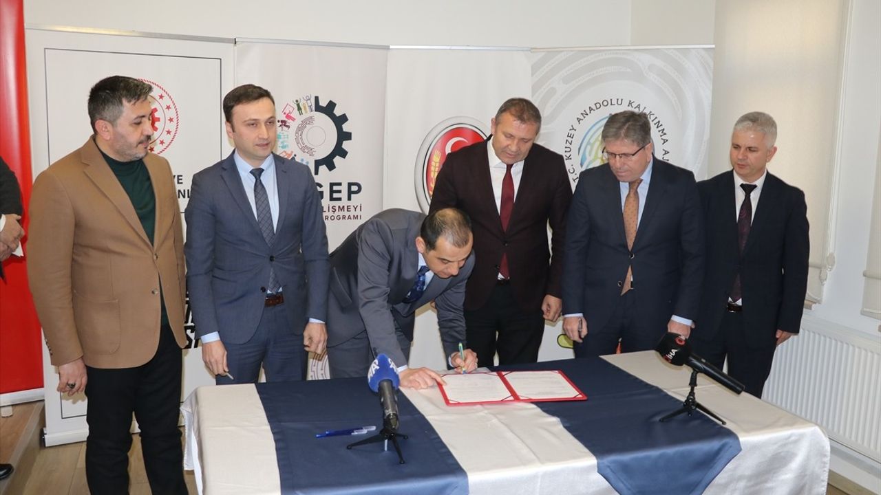 Çankırı'da SOGEP Kapsamında 3 Projeye İmzalar Atıldı