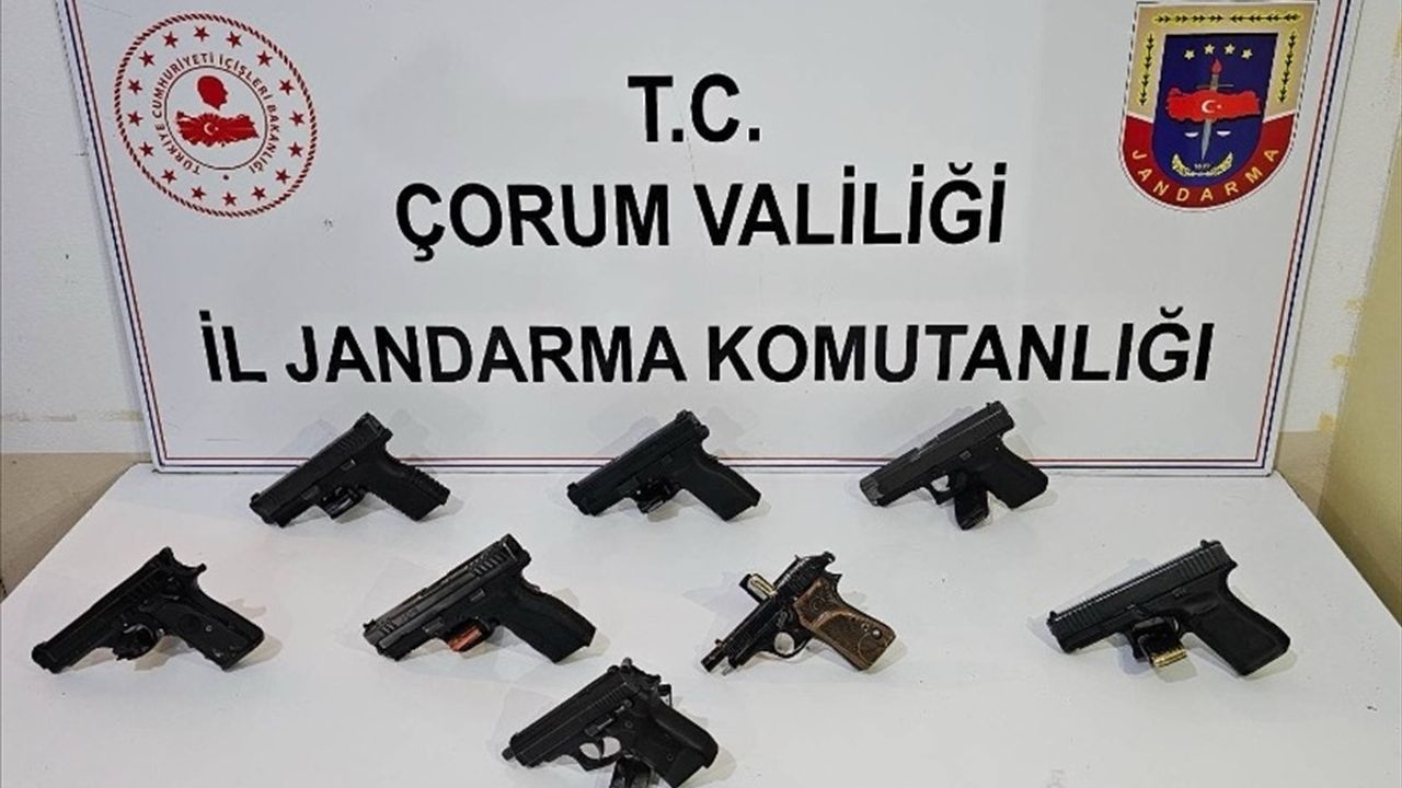 Çorum'da Yasa Dışı Silah Ticareti Önlemi