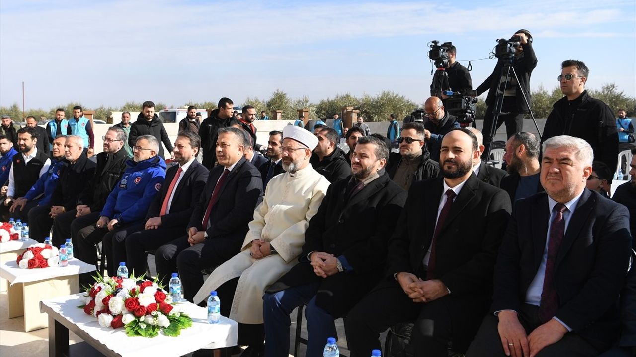 Diyanet İşleri Başkanı Ali Erbaş, Suriye'de Hasene Kompleksi'nin Açılışını Yaptı