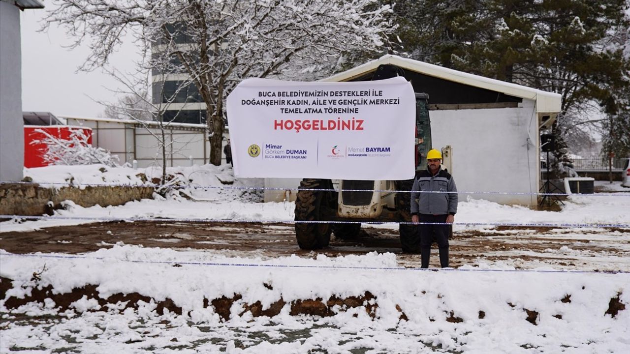 Doğanşehir'de Kadın, Aile ve Gençlik Merkezi Temeli Atıldı