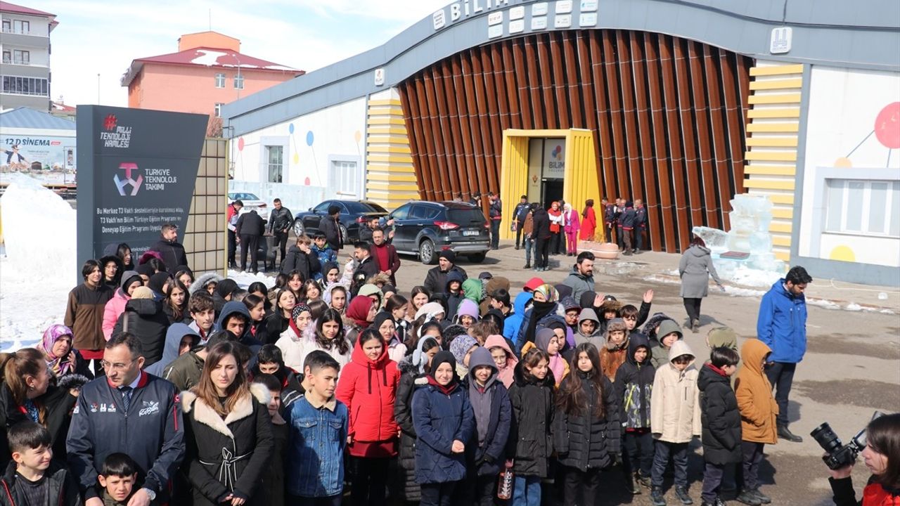 Erzurum'da Kış Bilim Festivali Resmen Başladı