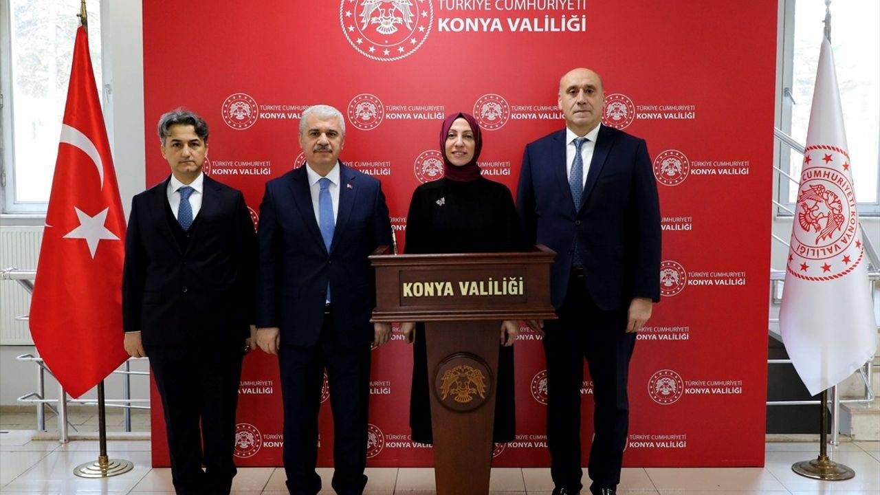 Gençlik ve Spor Bakan Yardımcısı Koçoğlu, Konya Valisi Akın'ı Ziyaret Etti