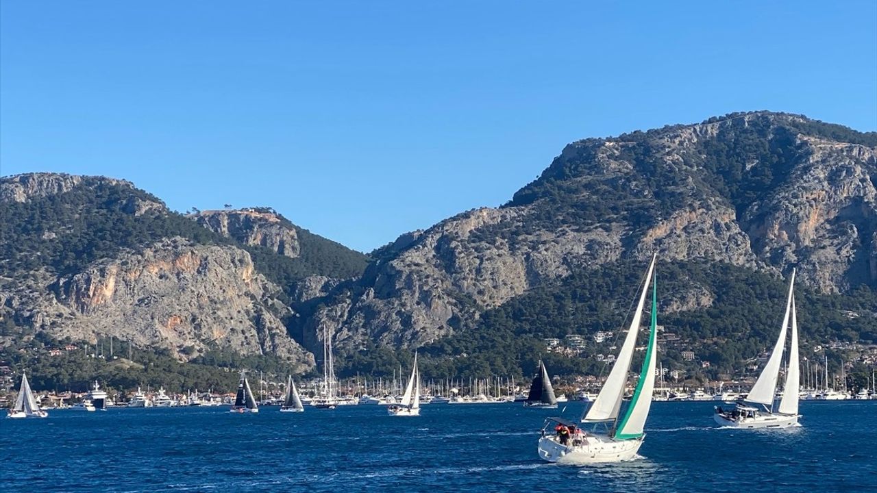 Göcek Kış Trofesi Yat Yarışları'nın İkinci Ayağı Tamamlandı