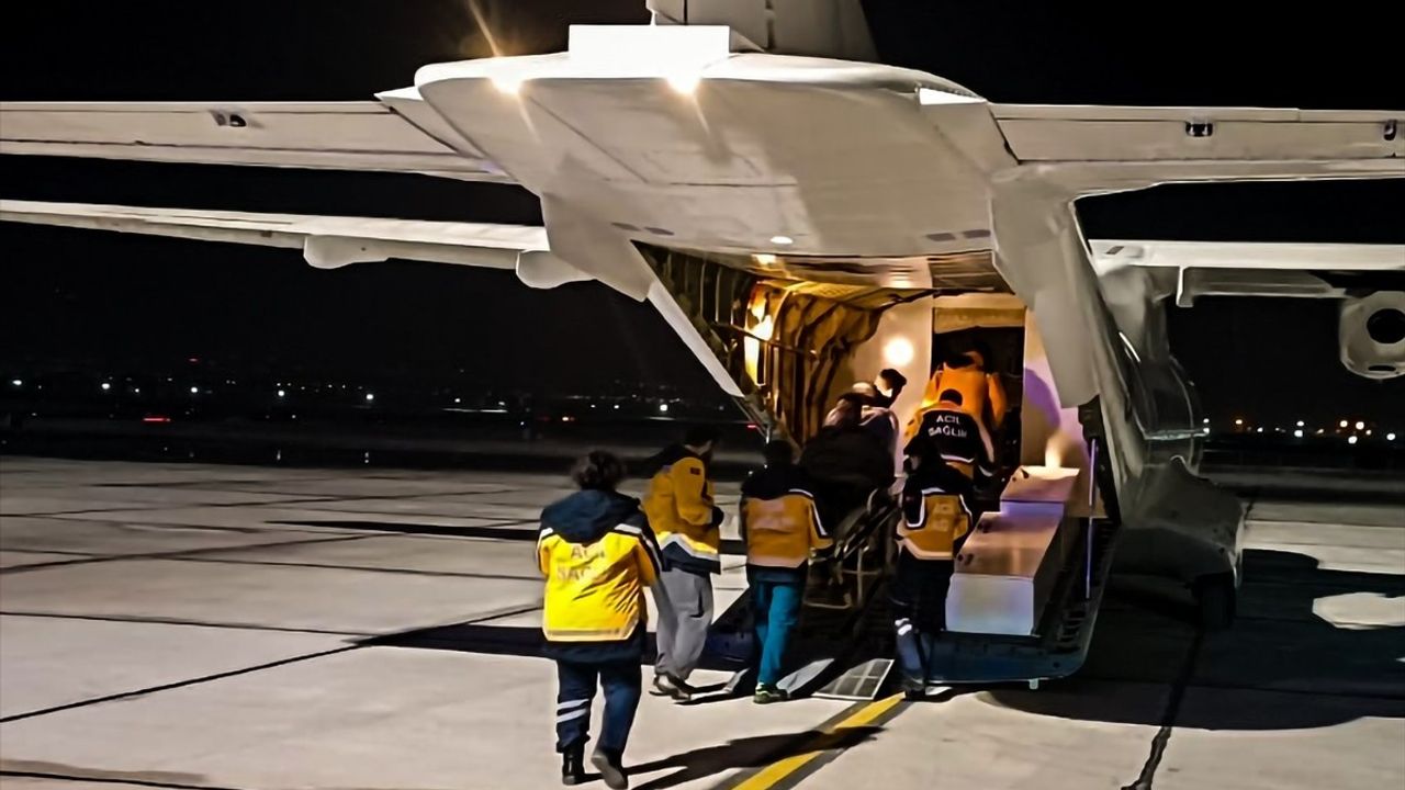 Hava Kuvvetleri Ambulans Uçağı Kalp Hastasını Ankara'ya Ulaştırdı