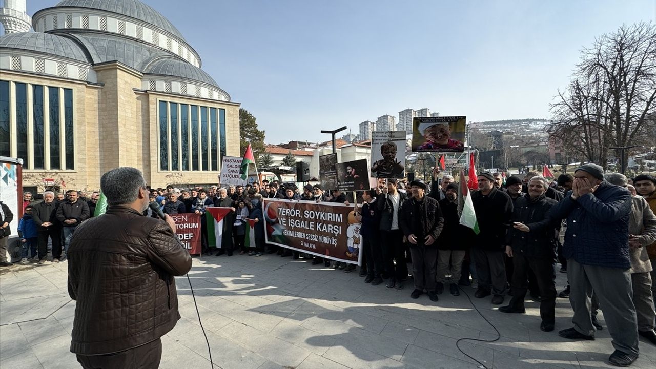 Malatya'da Trump'ın Gazze Açıklamalarına Protesto