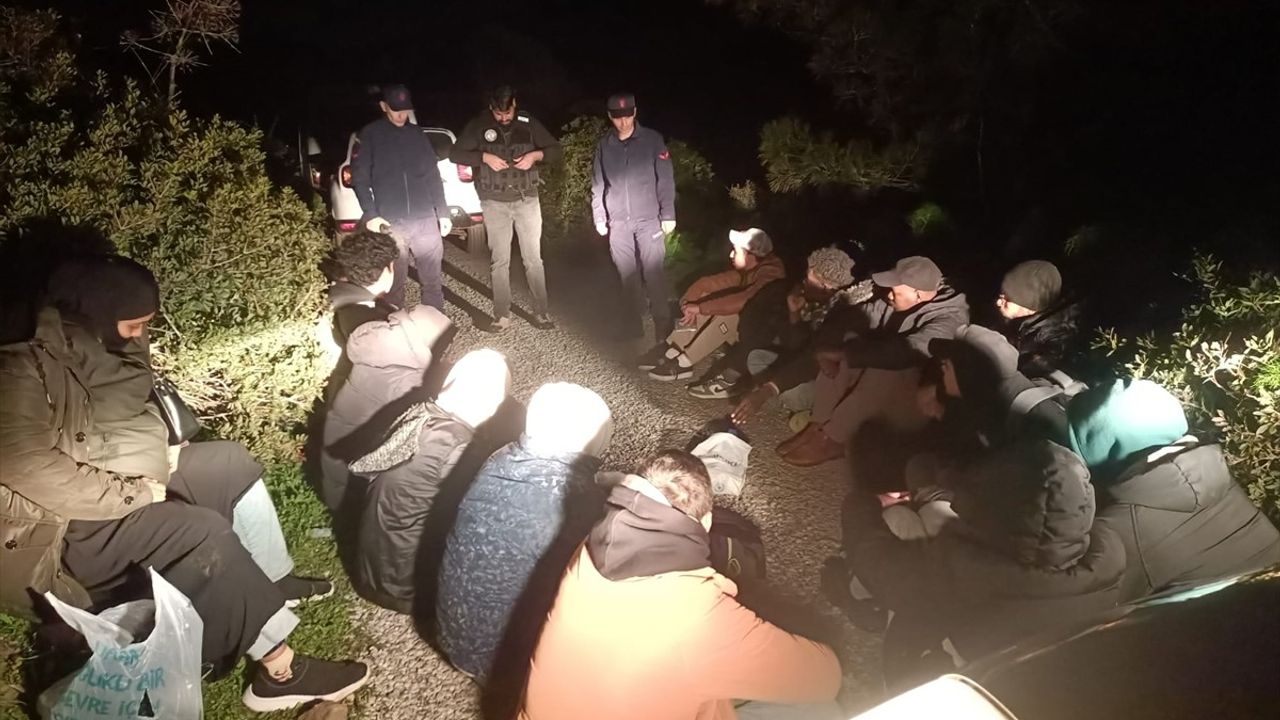 Muğla'da Düzensiz Göçmen Operasyonu