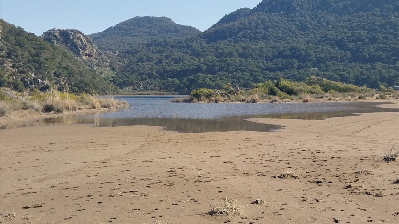 Muğla'da İztuzu Sahilinde Tarihi Gümrük Binası Ortaya Çıktı