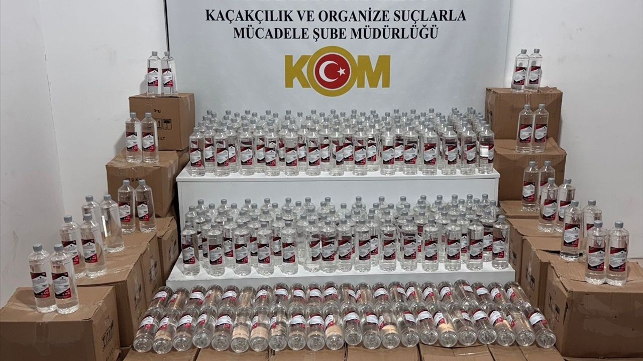 Samsun'da Kaçak Etil Alkol Operasyonu