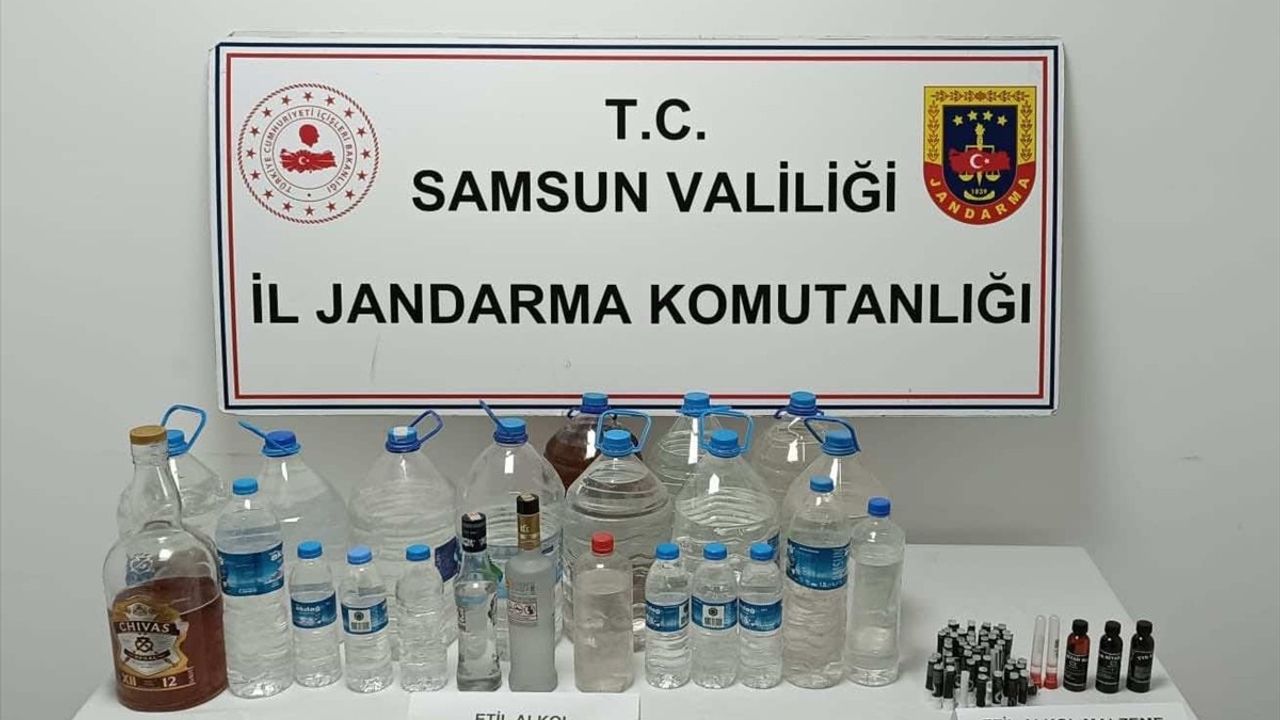 Samsun'da Sahte İçki Operasyonu: Bir Şüpheli Gözaltında