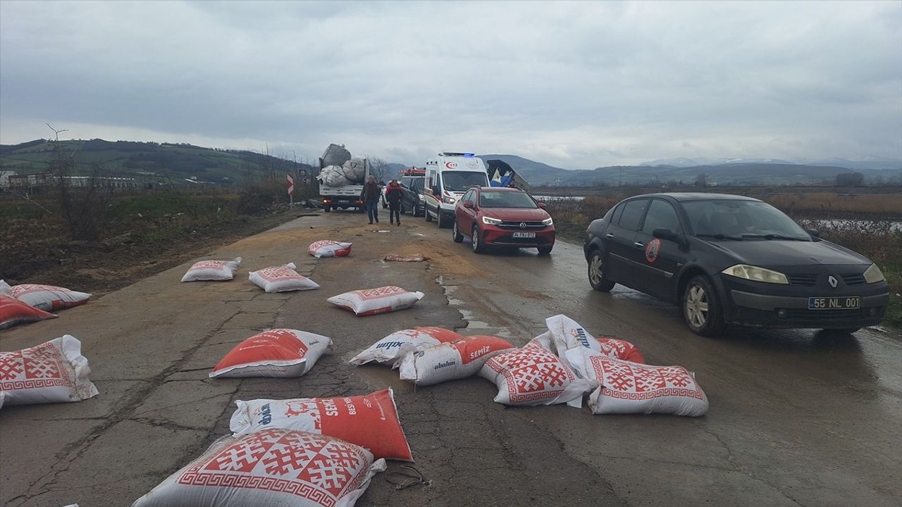 Samsun'daki Tır Kazasında Sürücü Tutuklandı