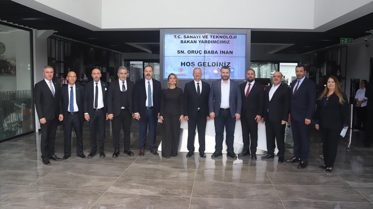 Sanayi ve Teknoloji Bakan Yardımcısı Mersin'de Ziyaretler Gerçekleştirdi