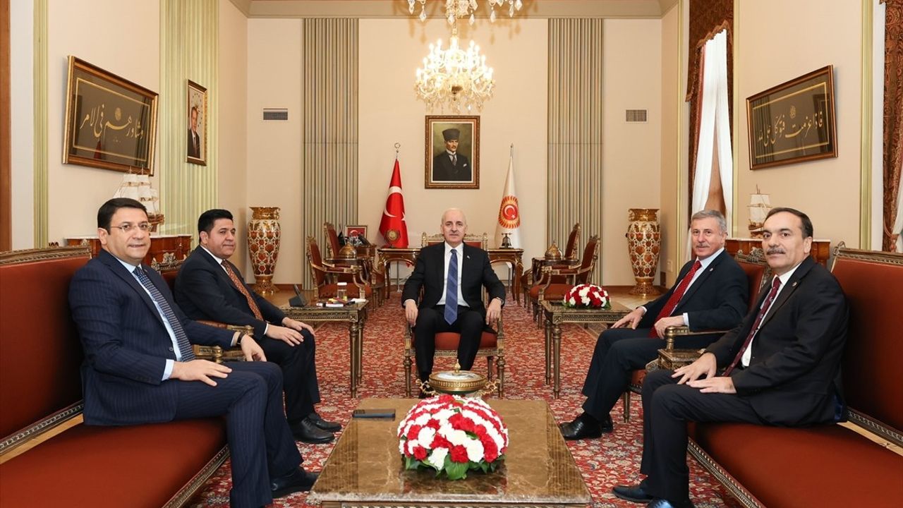 TBMM Başkanı Kurtulmuş'tan Yeni Yol Partisi'ne Ziyaret