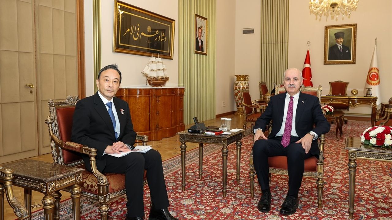 TBMM Başkanı Numan Kurtulmuş, Japon Büyükelçiyi Kabul Etti