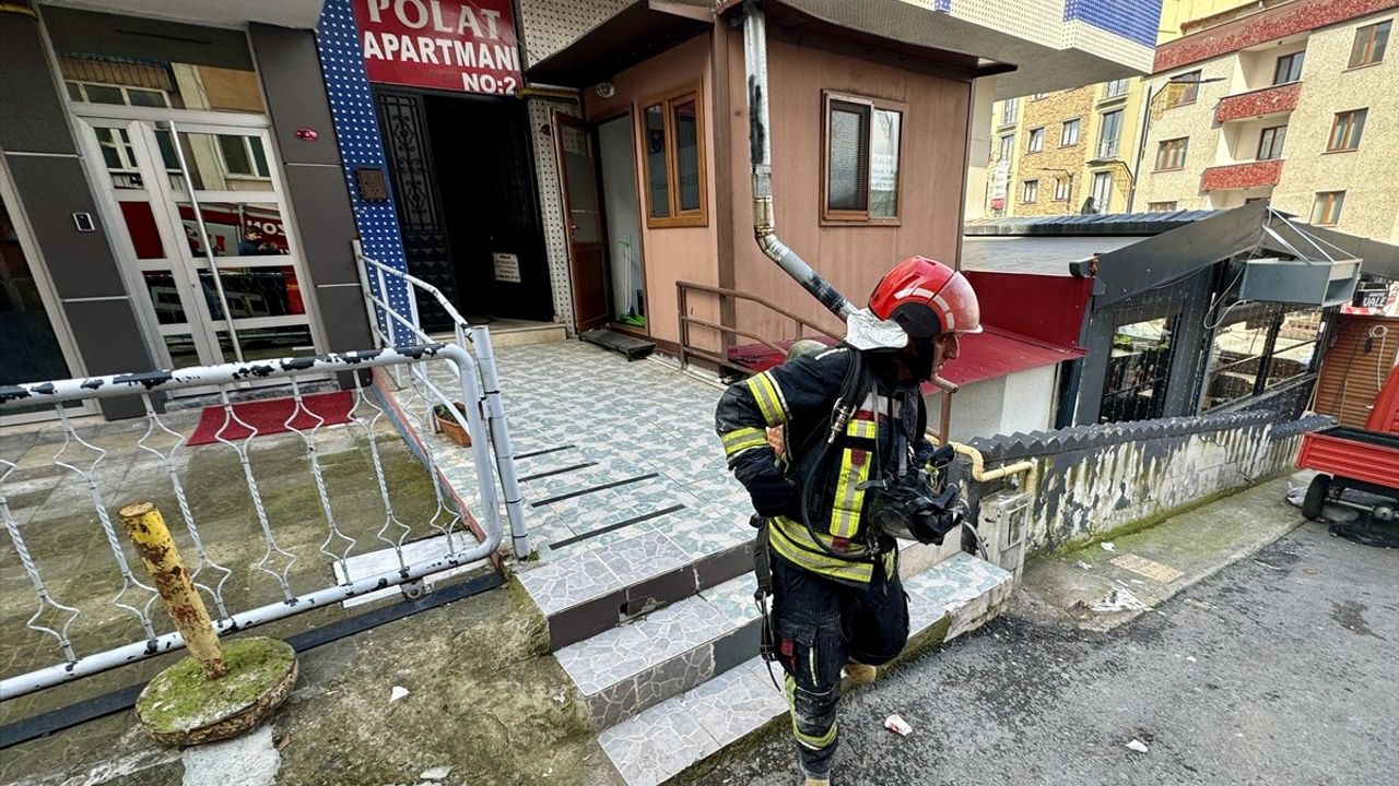 Trabzon'da Yangın: 1 Yarı