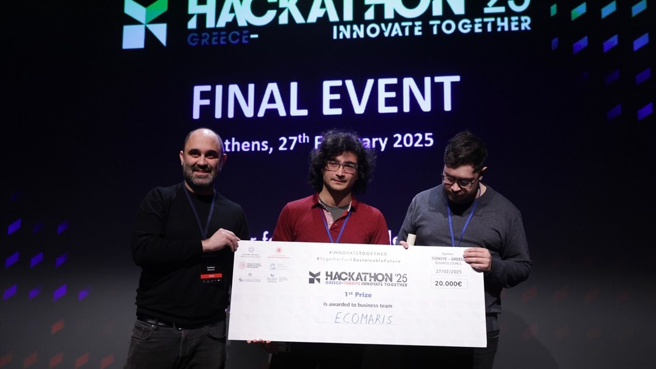 Türkiye-Yunanistan Hackathonu'nun Finali Atina'da Gerçekleşti