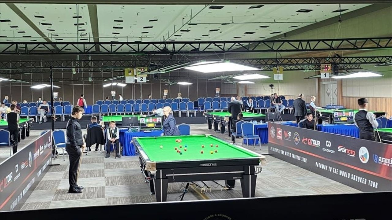 2025 Avrupa Snooker Şampiyonası Antalya'da Başladı