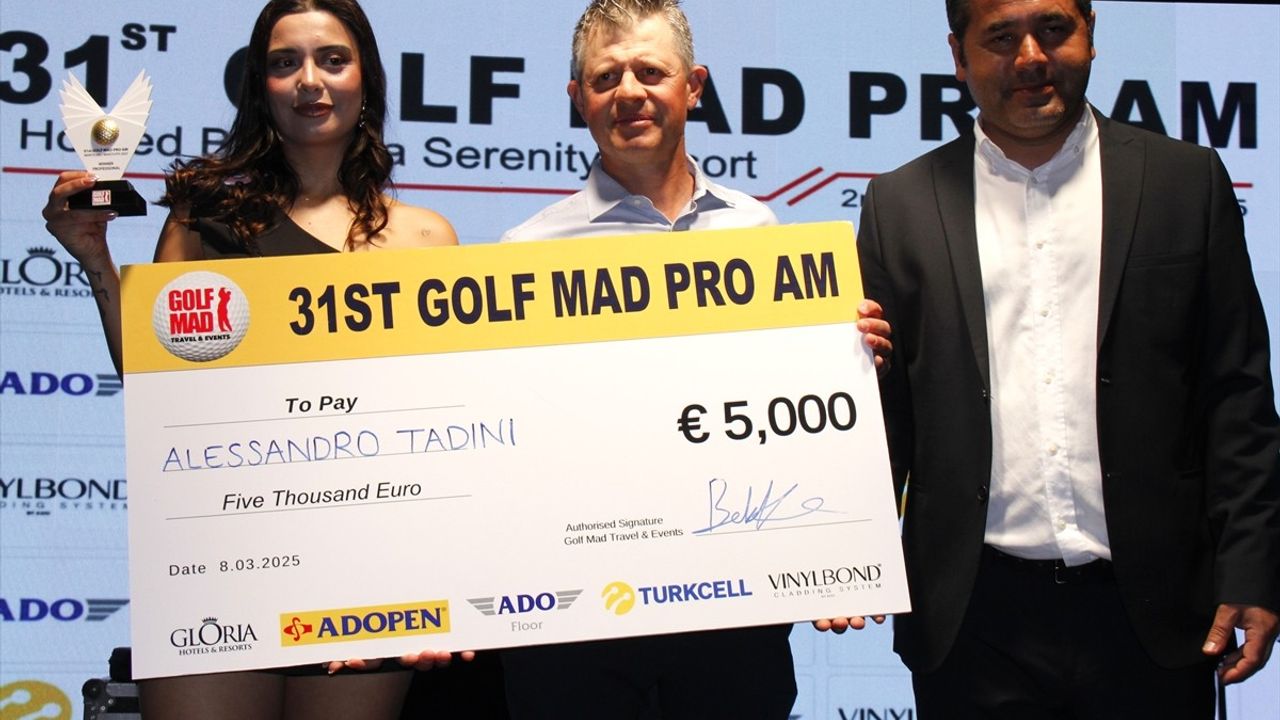 31. Golf Mad Pro-Am Turnuvası Sonuçlandı