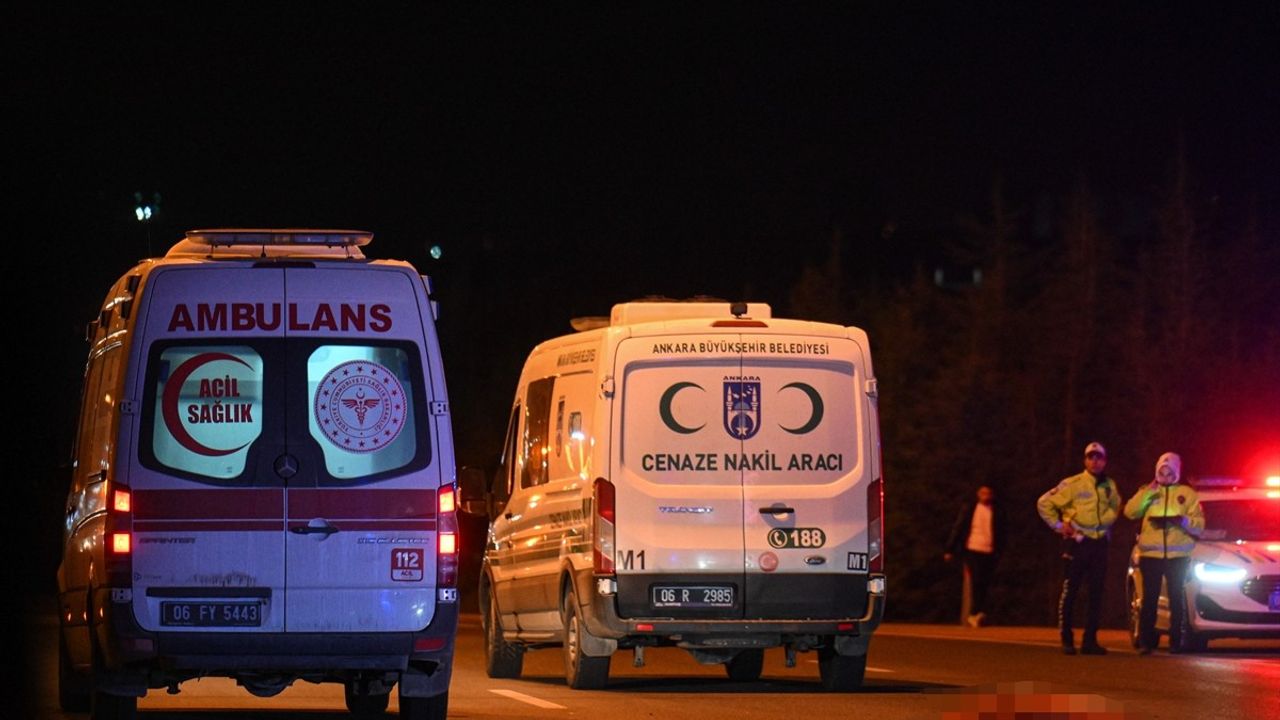 Ankara'da Trafik Kazası: Yaya Hayatını Kaybetti