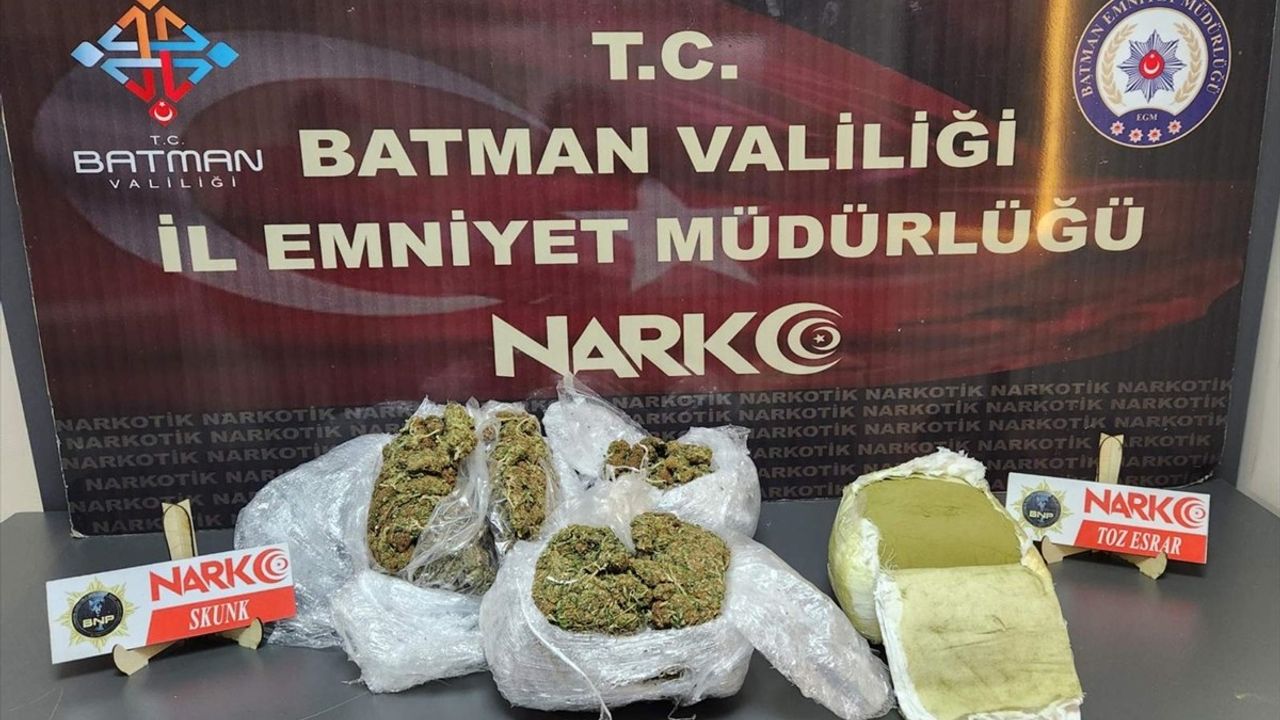 Batman'da Uyuşturucu Operasyonu: Bir Şüpheli Tutuklandı