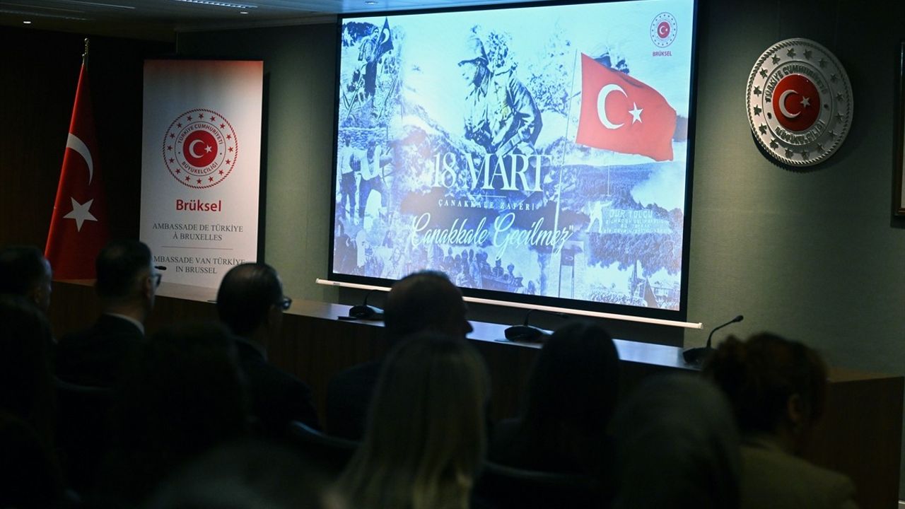 Brüksel'de Çanakkale Deniz Zaferi'nin 110. Yılı Anıldı