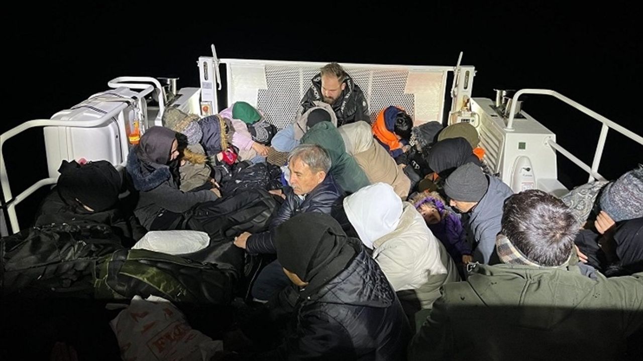 Çanakkale'de 28 Düzensiz Göçmen Yakalandı