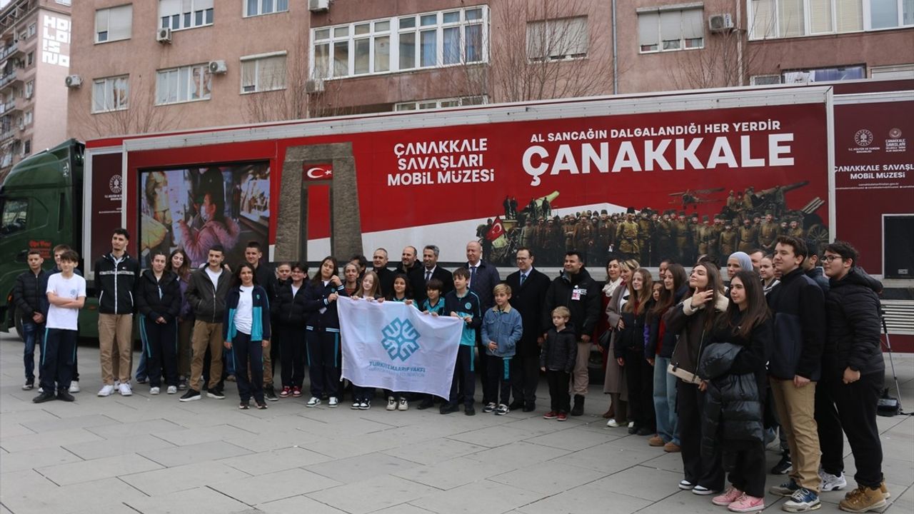 Çanakkale Savaşları Mobil Müzesi Kosova'da Açıldı