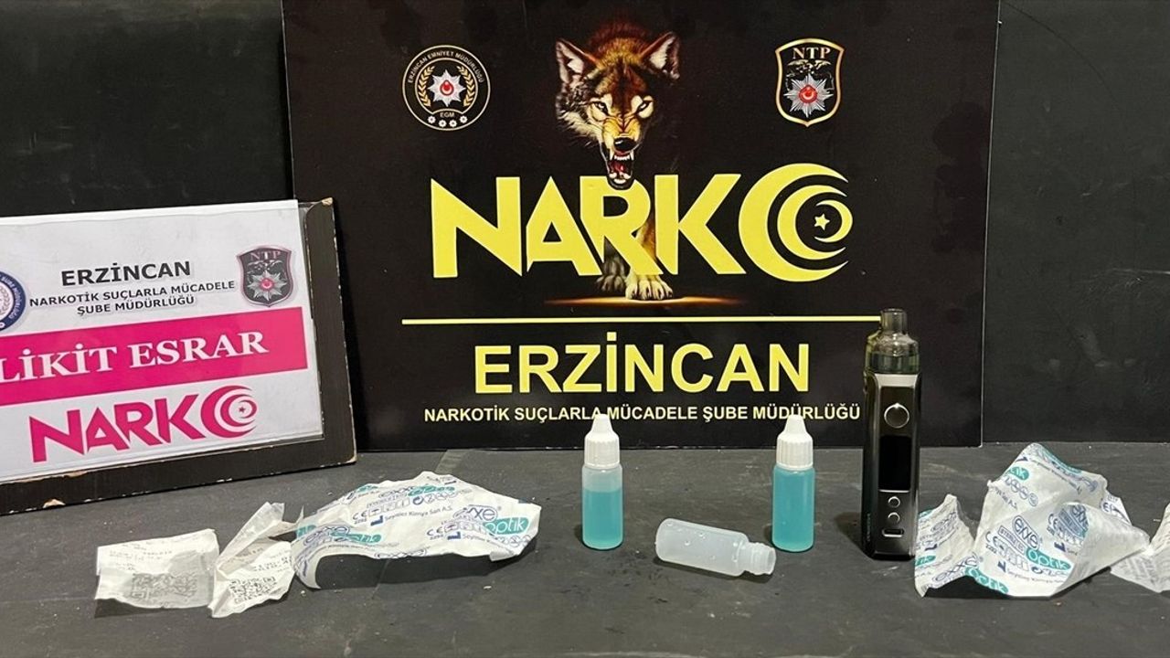 Erzincan'da Uyuşturucu Operasyonu: 3 Gözaltı