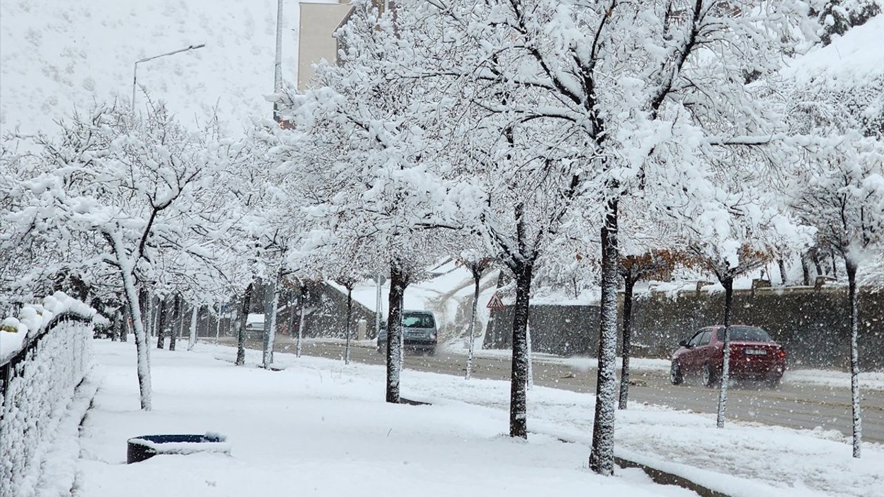 Gümüşhane'de Kar Yağışı 131 Köy Yolunu Kapadı