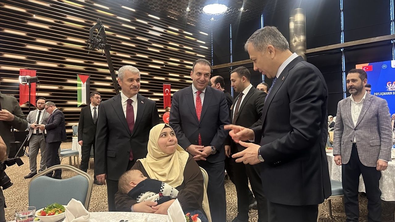 İçişleri Bakanı Yerlikaya'dan Gazze İçin Dayanışma Mesajı