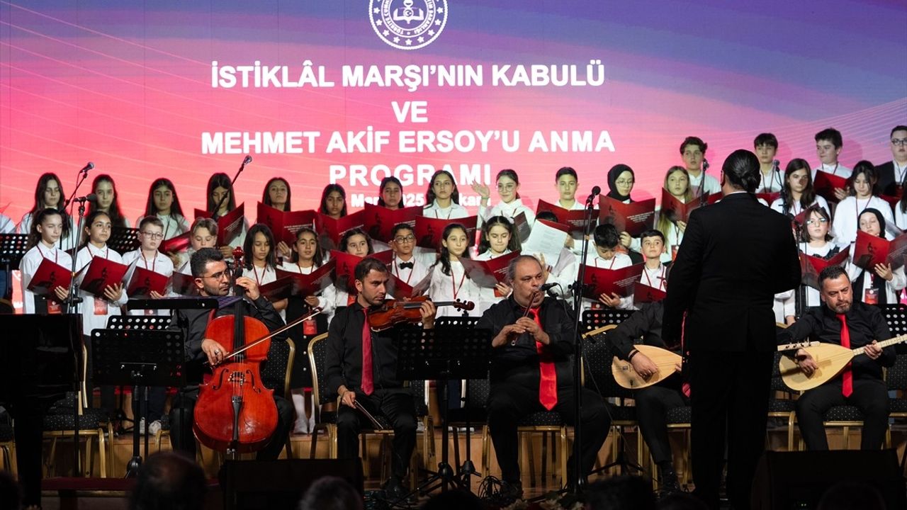 İstiklal Marşı'nın Kabulü ve Mehmet Akif Ersoy'u Anma Programı