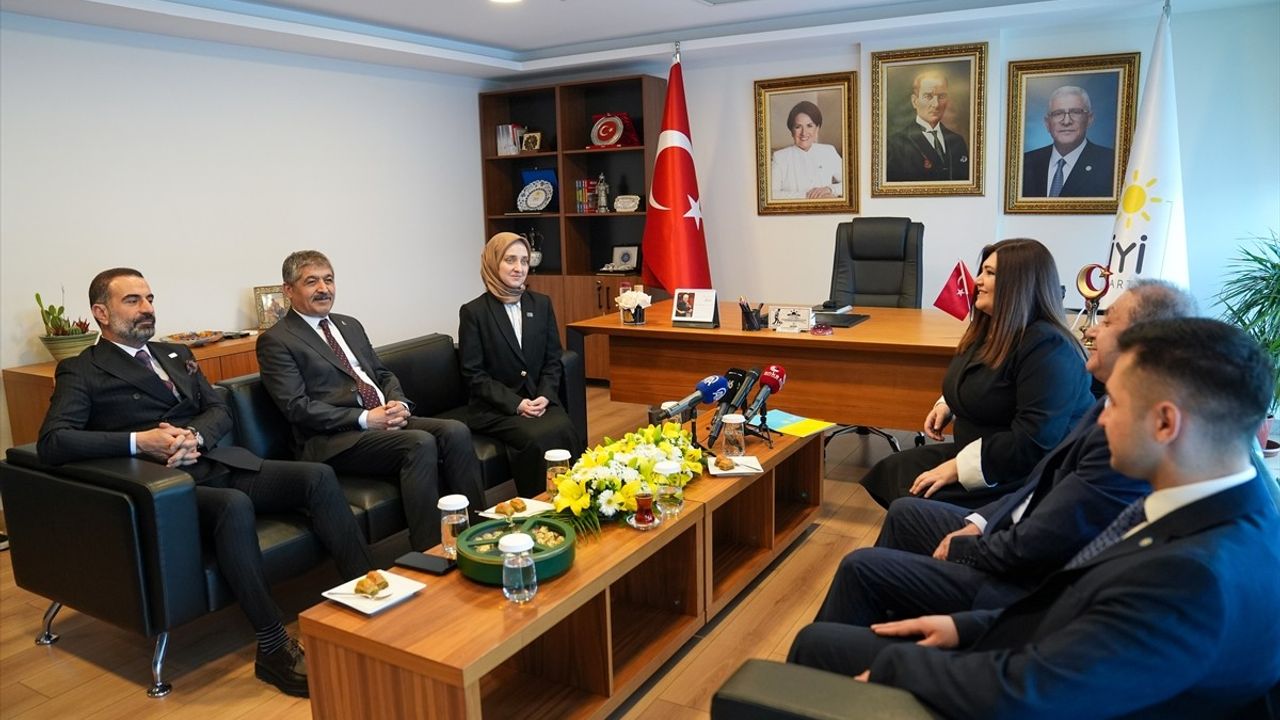 İYİ Parti Genel Merkezi'nde Siyasi Partiler Arası Ramazan Bayramlaşması