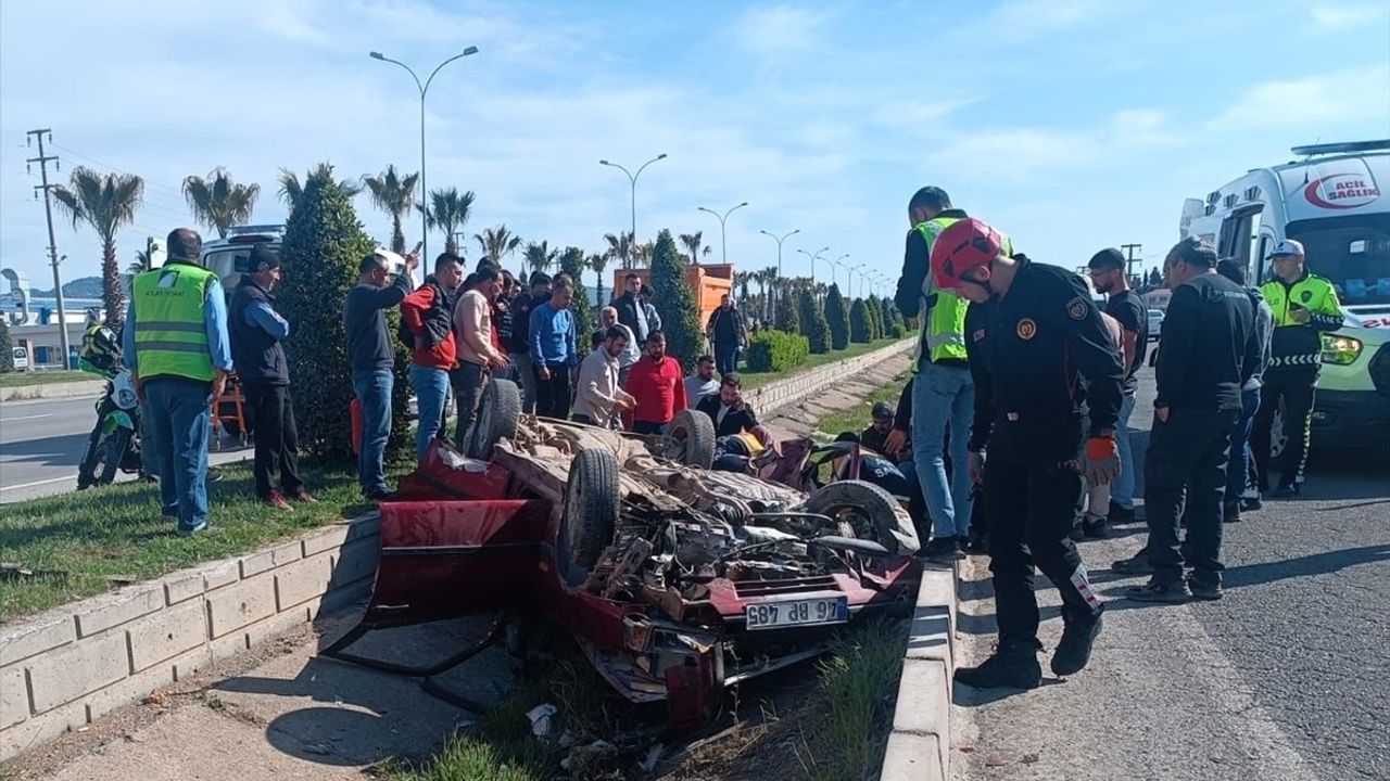 Kahramanmaraş'ta İki Otomobilin Çarpışması: 7 Yaralı