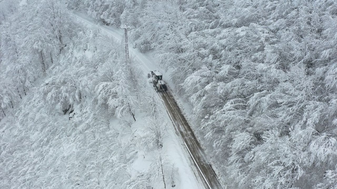 Karadeniz'de Karla Mücadele Çalışmaları Devam Ediyor