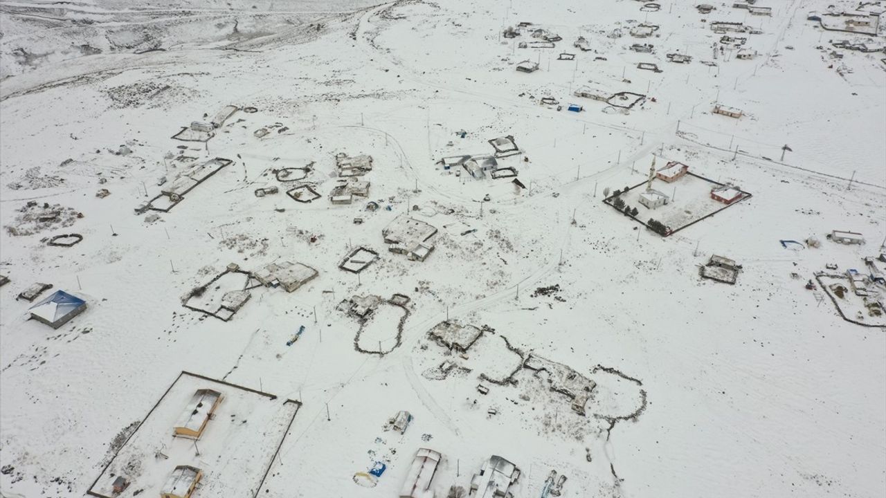 Kars'ta Dronla Görüntülenen Beyaz Güzelik