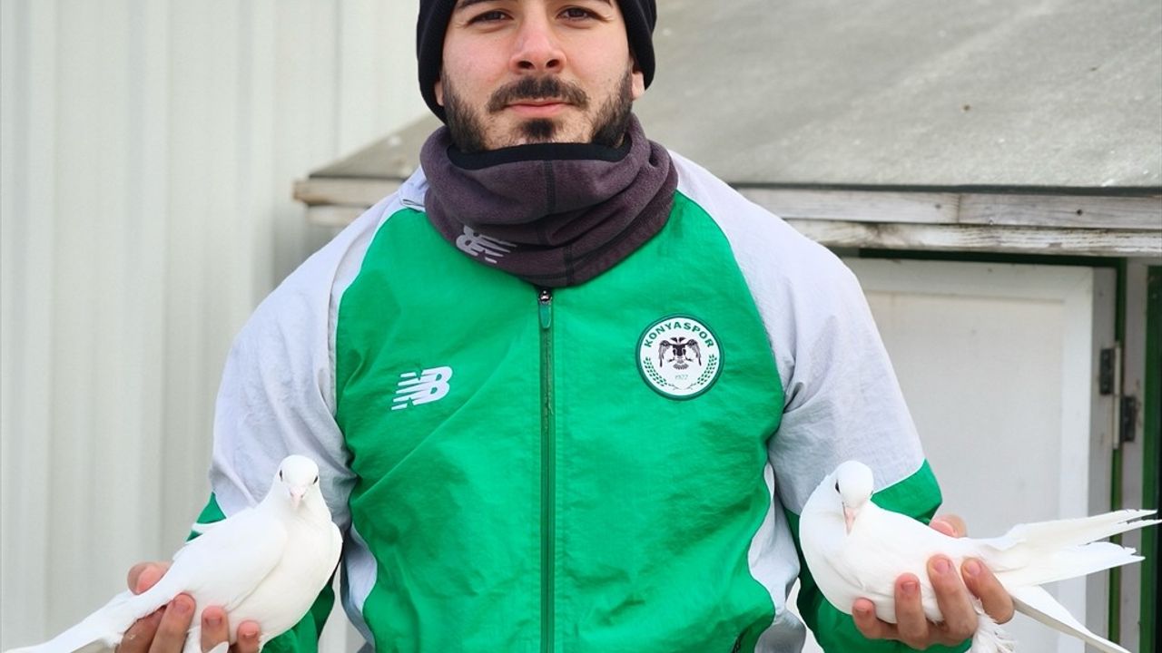Konyasporlu Oğulcan'ın Güvercinlerle Stres Atma Yöntemi