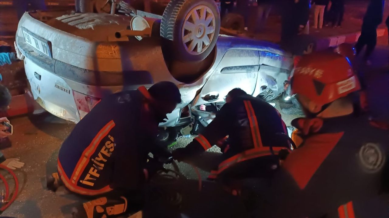 Malatya'da Otomobil Devrilmesi Sonucu Bir Kişi Hayatını Kaybetti