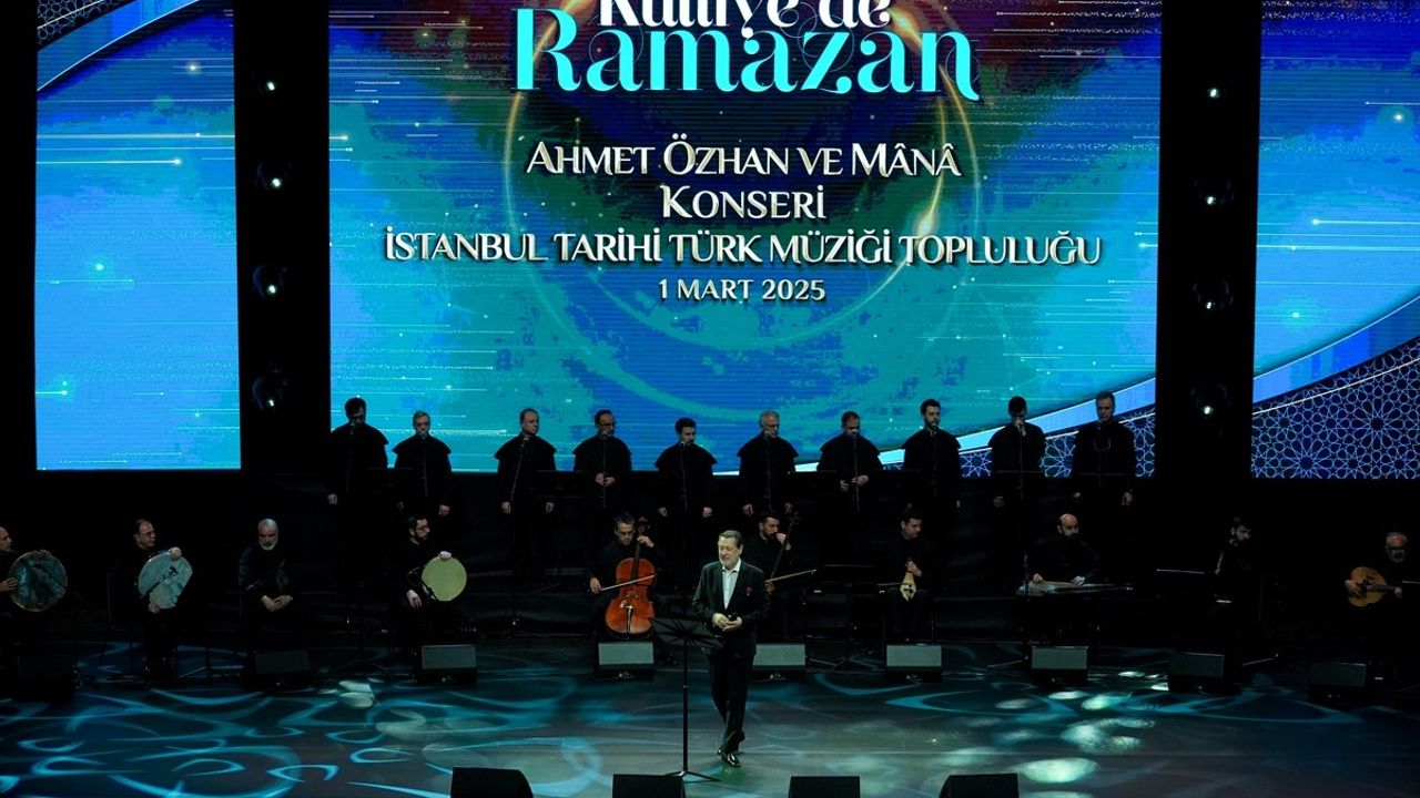 Ramazan Etkinliklerinde Ahmet Özhan ve Mana Konseri