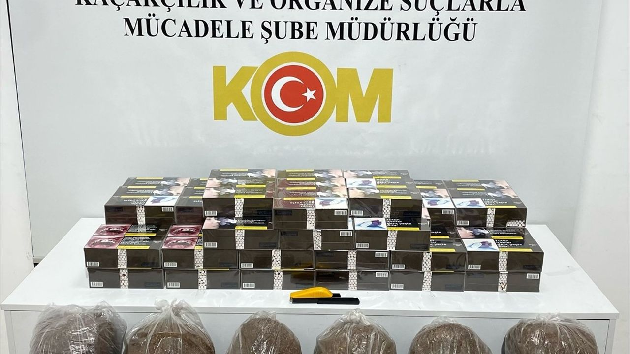 Samsun'da 18.800 Makaron ve Kaçak Tütün Ele Geçirildi