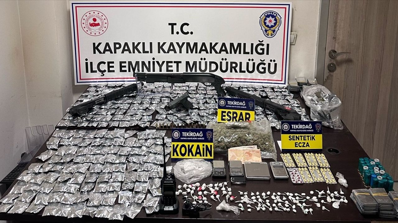 Tekirdağ'daki Uyuşturucu Operasyonunda İki Şüpheli Tutuklandı